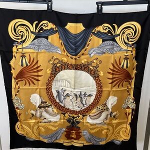 Authentic Ferragamo Silk Scarf